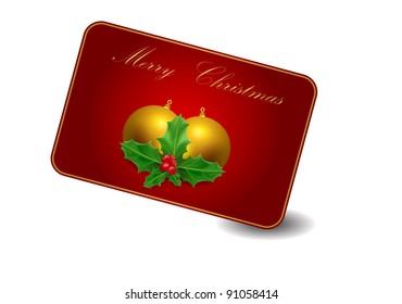 vector Christmas greeting card