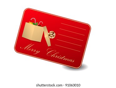 vector Christmas greeting card