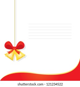 vector christmas greeting card. christmas background