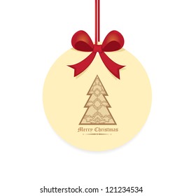 vector christmas greeting card. christmas background