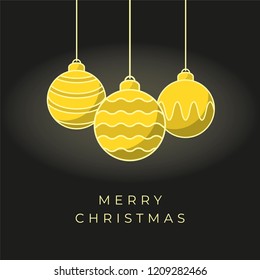 Vector Christmas greeting card design