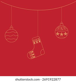 vector christmas greeting card design with santa claus