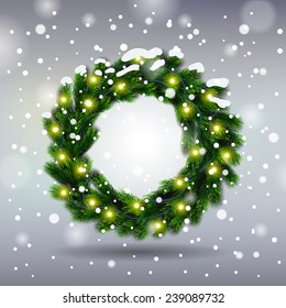 Vector Christmas Greeting Card Happy new year xmas