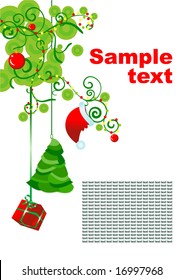 vector christmas holiday decor