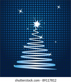 vector christmas holiday tree