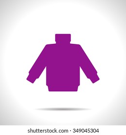 Vector christmas icon. New year illustration. Pullover