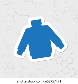 Vector christmas icon. New year illustration. flat sticker Holly berry on white background 