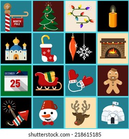 Vector Christmas Icons 