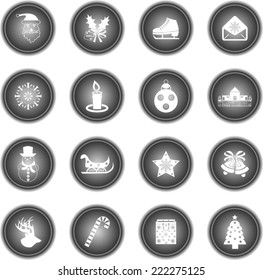 Vector Christmas icons 