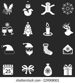 Vector Christmas icons 