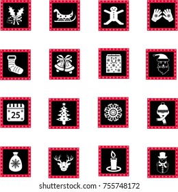 Vector Christmas icons