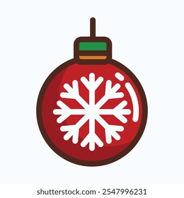 vector Christmas icons of color design