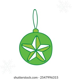 vector Christmas icons of color design