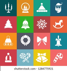 vector christmas icons set, celebration xmas holiday icons, winter icons