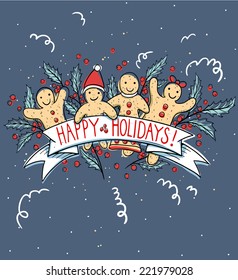Vector Christmas illustration