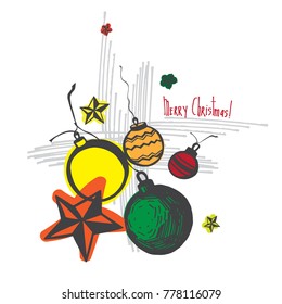 Vector Christmas illustration