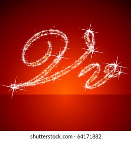 Vector christmas  illustration of a shining stars character v
