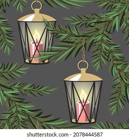 Vektorgrafik - Weihnachtslandevorlage, Aquarellgrafik