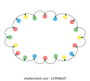 Vector Christmas lights