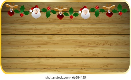 the vector Christmas and New Year banner