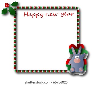 the vector Christmas and New Year banner