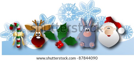 the vector Christmas and New Year banner eps 10