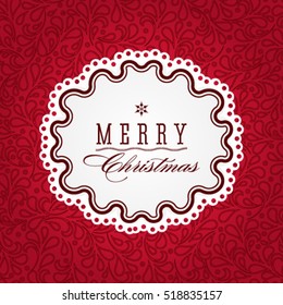 Vector Christmas and New Year card.