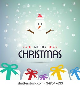 Vector Christmas And New Year Greeting Card On Red Background. Happy new year message. Vector illustration. New Year invitation with seamless background.