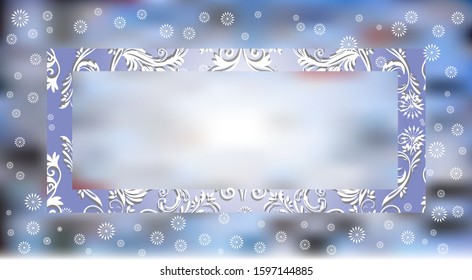 Vector Christmas and new year holidays background. Seasonal wishes Merry Christmas and Happy New Year.