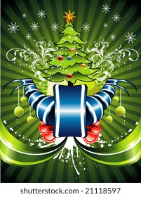 vector christmas and new year illustration