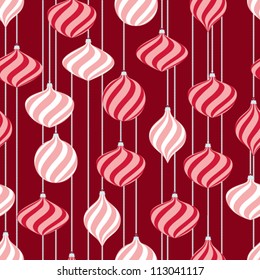Vector Christmas and New Year seamless pattern.