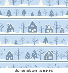 Vector Navidad y Año Nuevo sin problemas en invierno