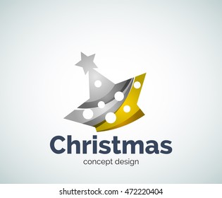 Vector Navidad o diseño de estrella de Año Nuevo plantilla, icono de negocios abstracto