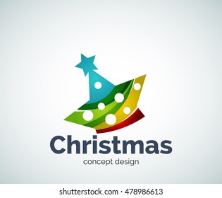 Vector Navidad o diseño de estrella de Año Nuevo plantilla, icono de negocios abstracto