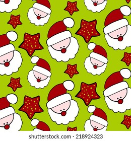 vector Christmas ornament pattern background