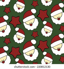 vector Christmas ornament pattern background