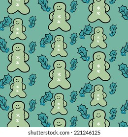 vector Christmas ornament pattern background