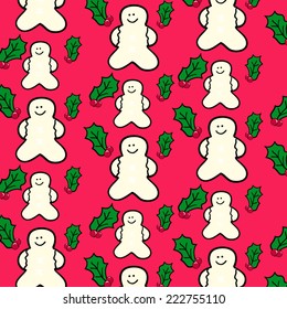 vector Christmas ornament pattern background