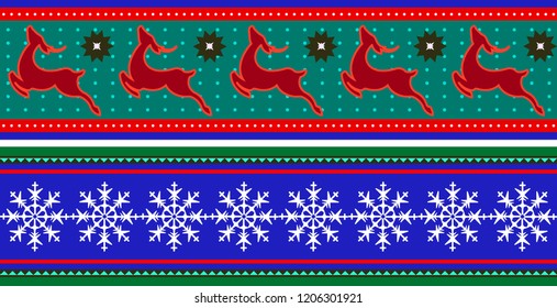 Vector christmas ornaments.Abstract decorative tape