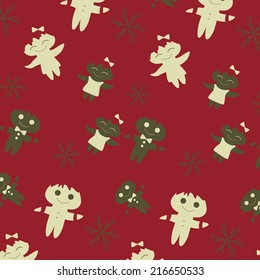 vector Christmas pattern background