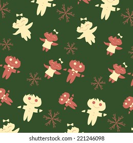 vector Christmas pattern background