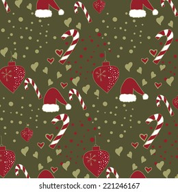 vector Christmas pattern background