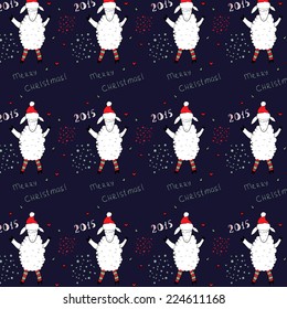 vector Christmas pattern background