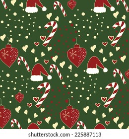 vector Christmas pattern background