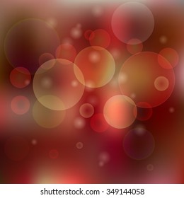 vector christmas red blurred background