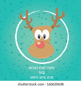 vector Christmas reindeer