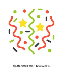 vector, Christmas related flat design icon