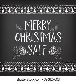 Vector christmas restaurant brochure, menu design. Vector holiday template with xmas hand-drawn graphic. Happy New Year invitation flyer.