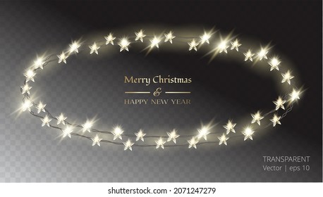Vektor-Weihnachtsrahmen mit hellgrauem Hintergrund. Weihnachtsdekorationskonzept