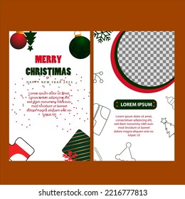 vector Christmas sale banner pack collection with illustration ball and image teamplate for natal christimas day and happy new year greeting welcome holiday